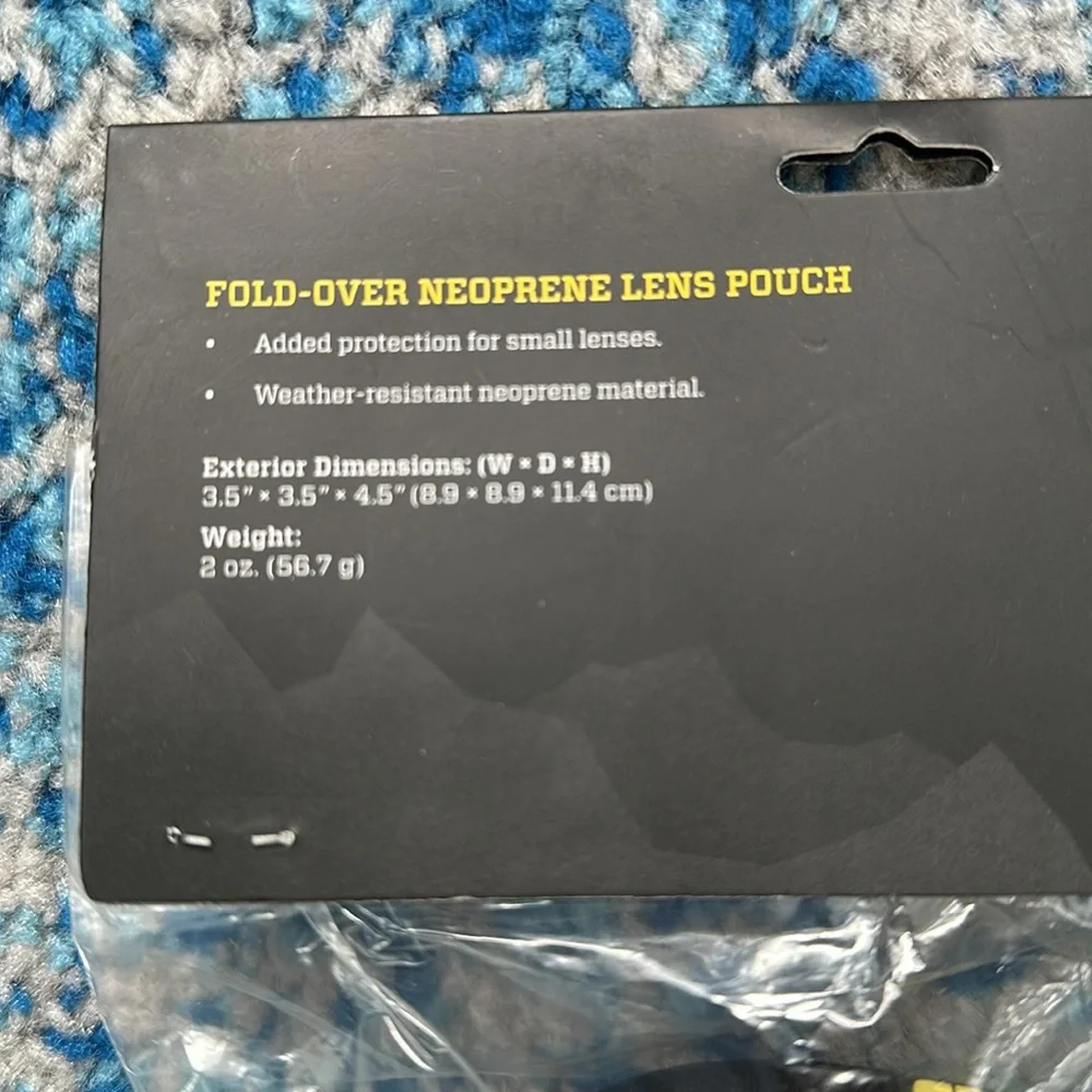 Ruggard neoprene lens pouch 3.5” x 4.5”